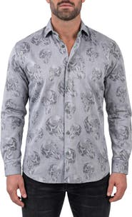 Maceoo Fibonacci Contemporary Fit Button-Up Shirt