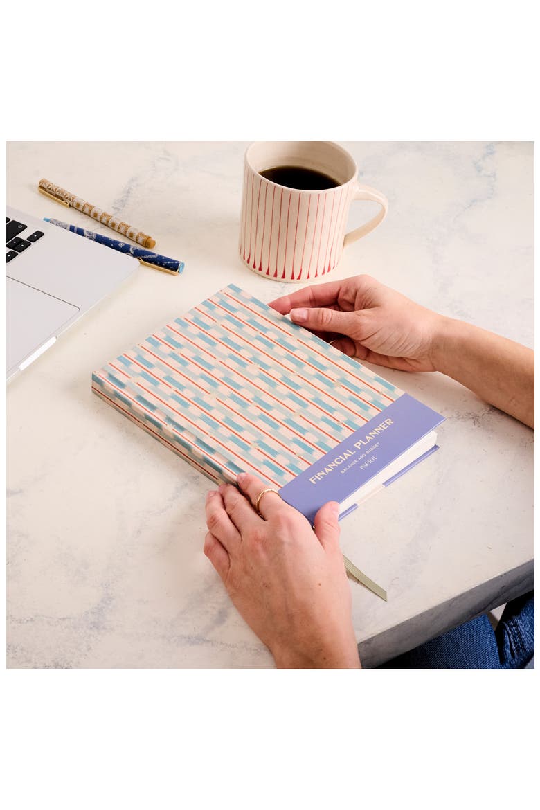 Starry Ikat Financial Planner, Alternate, color, NO COLOR