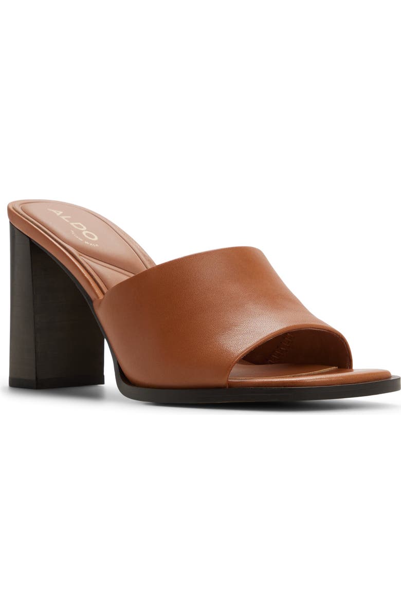 ALDO Sophia Slide Sandal, Main, color, Light Brown