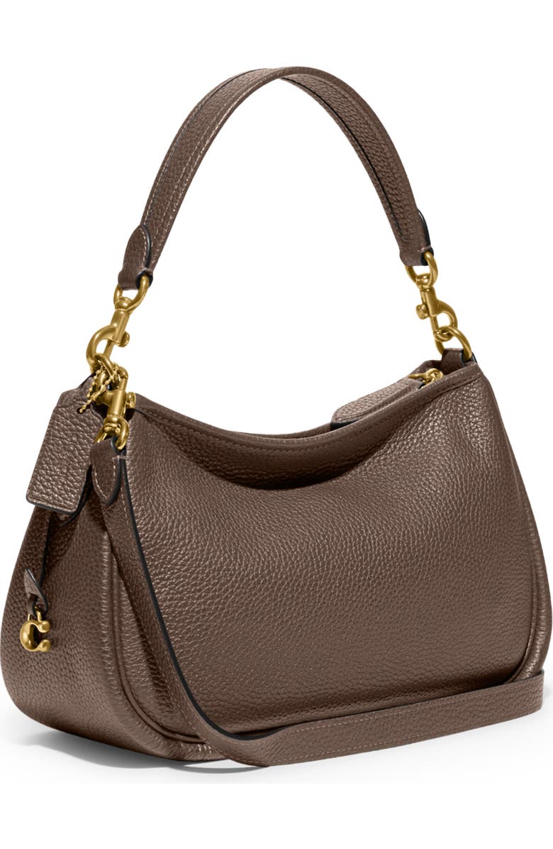 COACH Cary Soft Pebbled Leather Crossbody Bag, Alternate, color, B4/Dark Stone