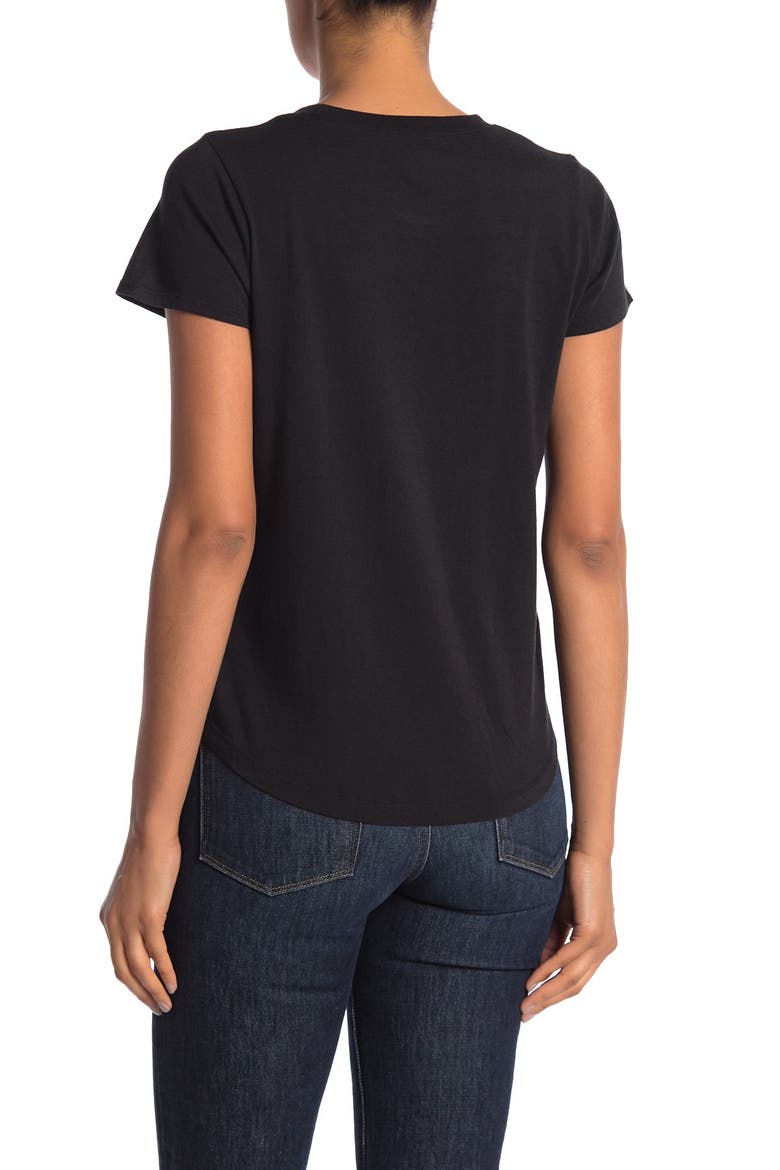 Vintage Crewneck Cotton T-Shirt, Alternate, color, TRUE BLACK