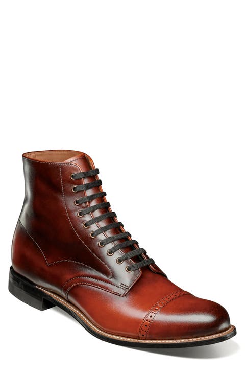 Madison Cap Toe Lace Up Boot (Men)