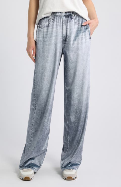 rb Miramar Velvet Wide Leg Pull-On Sweatpant Jeans