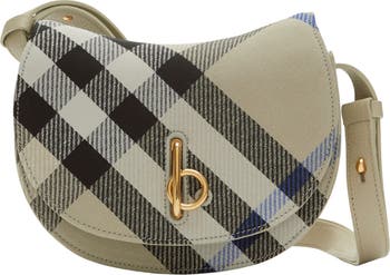 【関税&送料込】Burberry Rocking Horse Small Check Jacquard Small Rocking Horse Bag in Black - Women | Burberry® Official