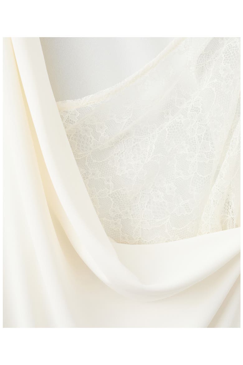 Open Back Lace Maxi Dress, Alternate, color, OFF WHITE