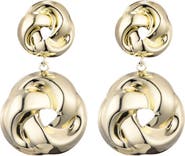 Adornia Double Knot Drop Earrings