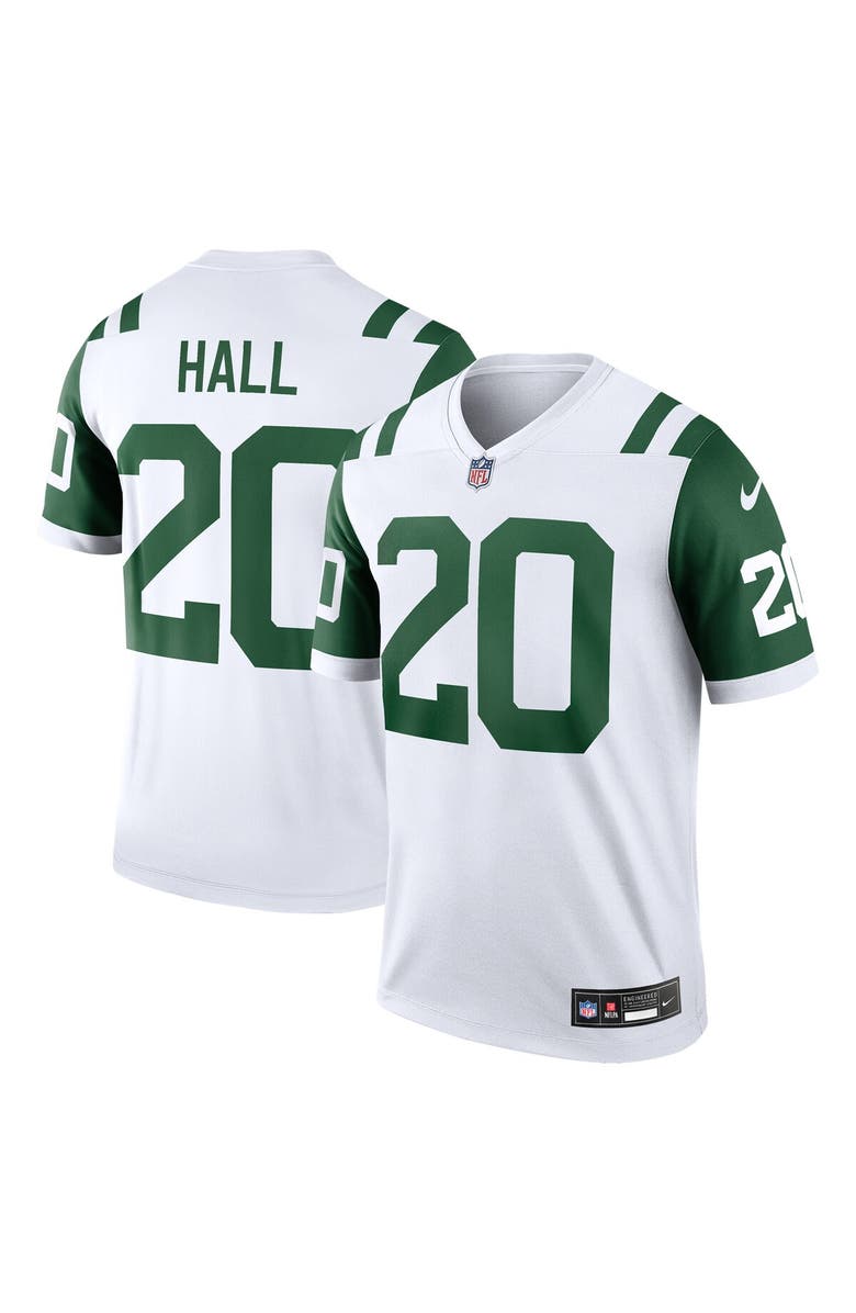 Nike Men's Nike Breece Hall White New York Jets Classic Alternate Legend Jersey, Alternate, color, White