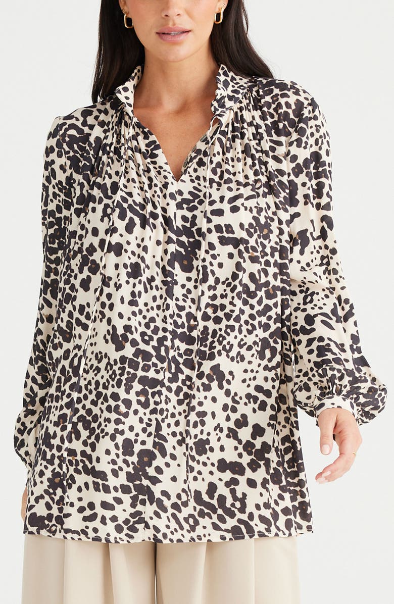 Brave+True Montana Animal Spot Popover Top, Alternate, color,