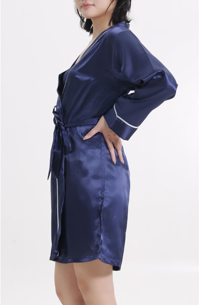 LECHERY<sup>®</sup> Lustrous Silky Shiny Satin 3-piece Pajama Set, Alternate, color, 