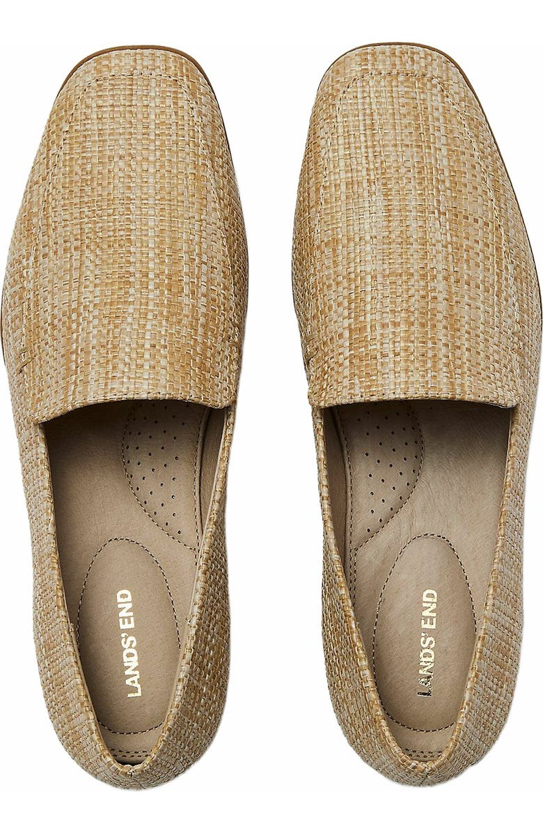 Lands' End Classic Raffia Loafers, Main, color,