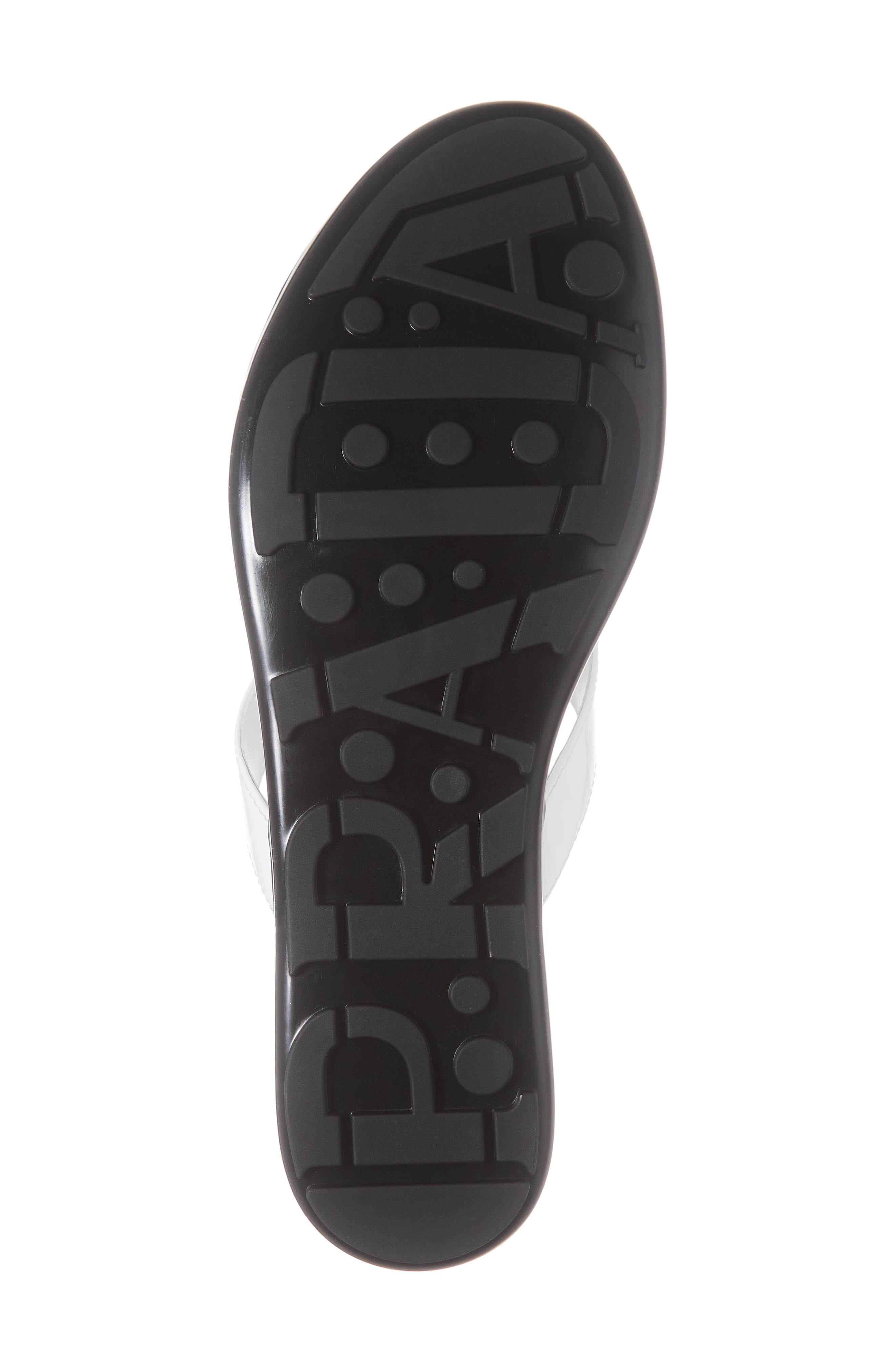 Prada Logo Flip Flop, Alternate, color, 