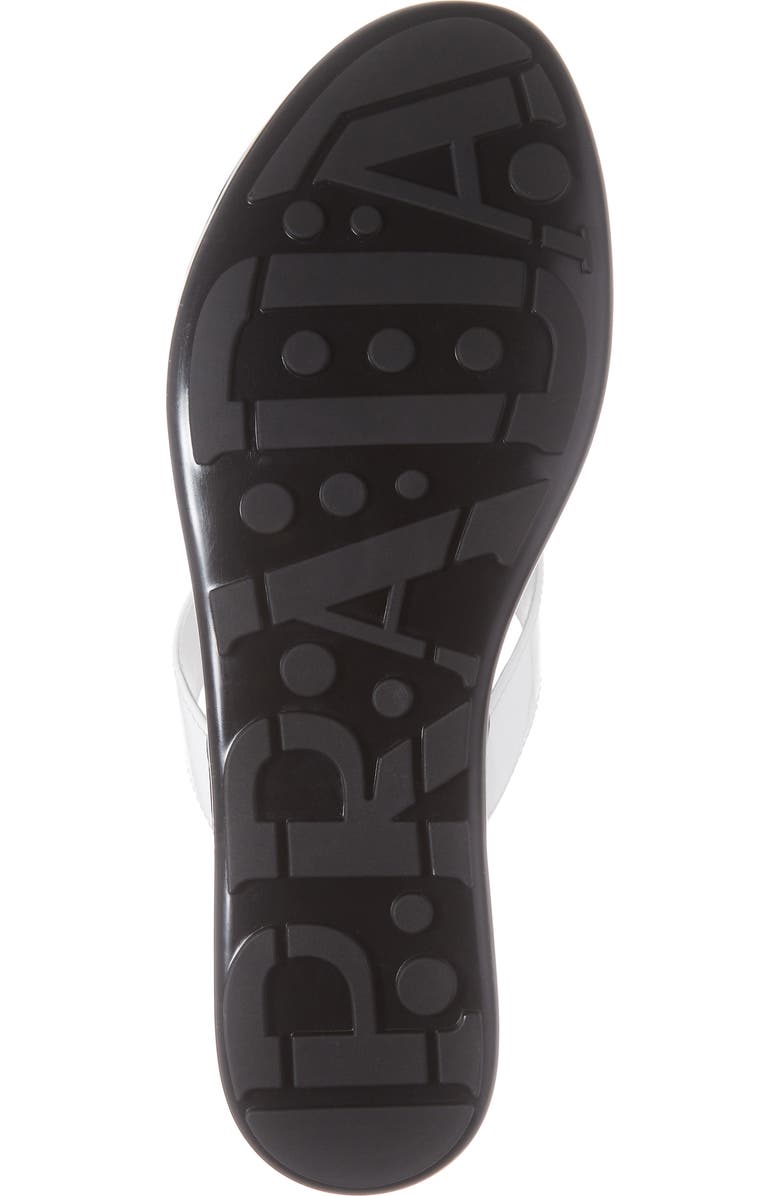 Prada Logo Flip Flop, Alternate, color,