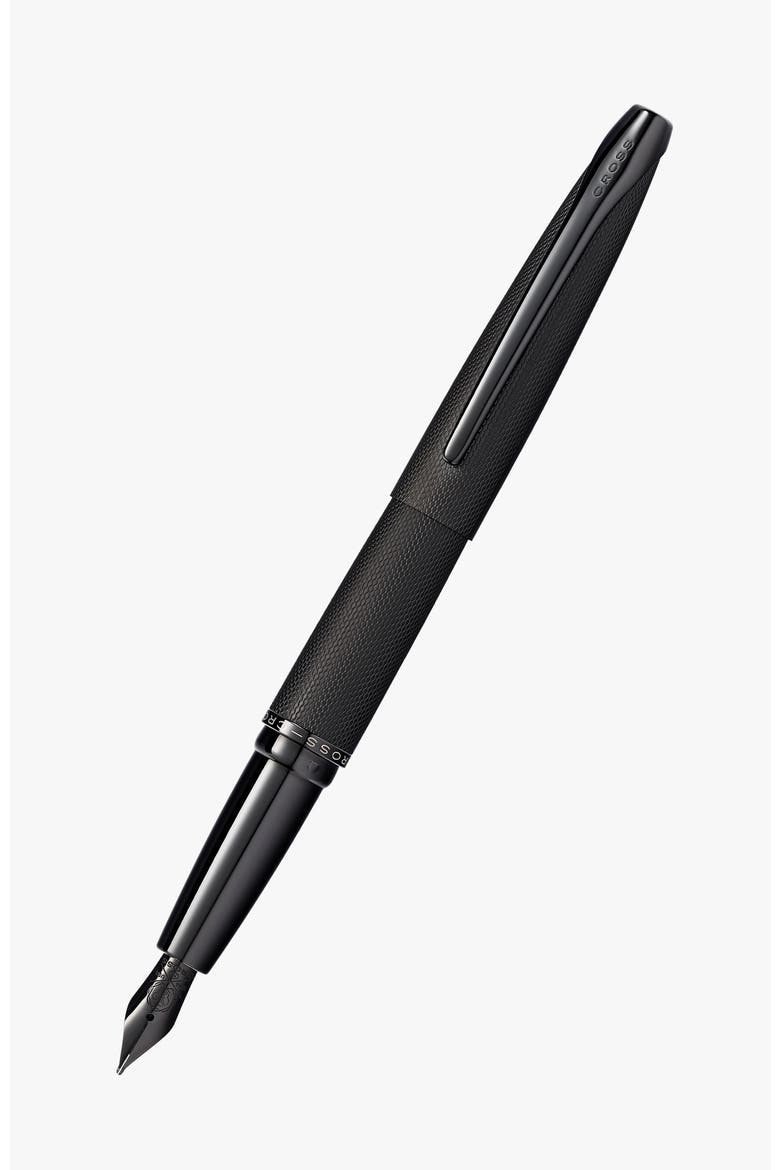 ATX Medium Nib Fountain Pen, Main, color, Brushed Black