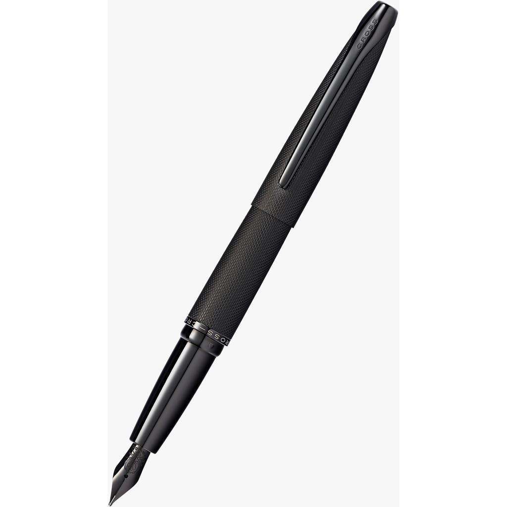 A.T. Cross ATX Medium Nib Fountain Pen in Brushed Black  product