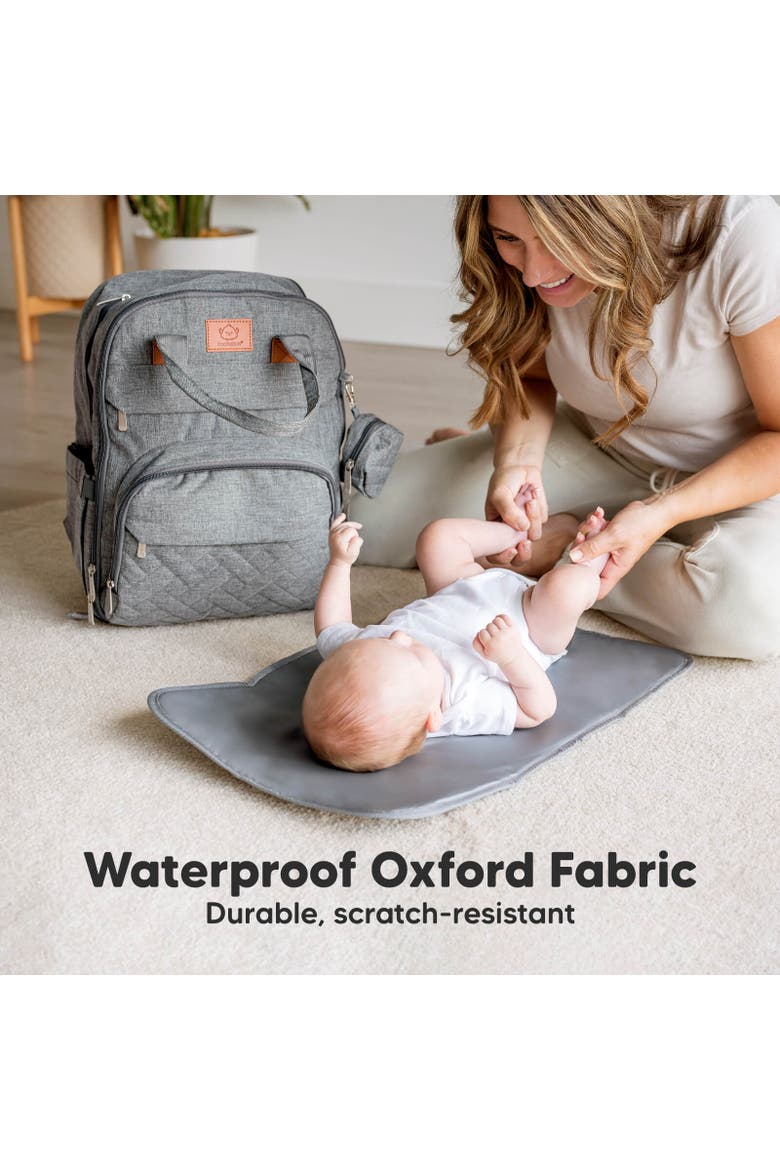 Rove Diaper Bag, Alternate, color, Classic Gray
