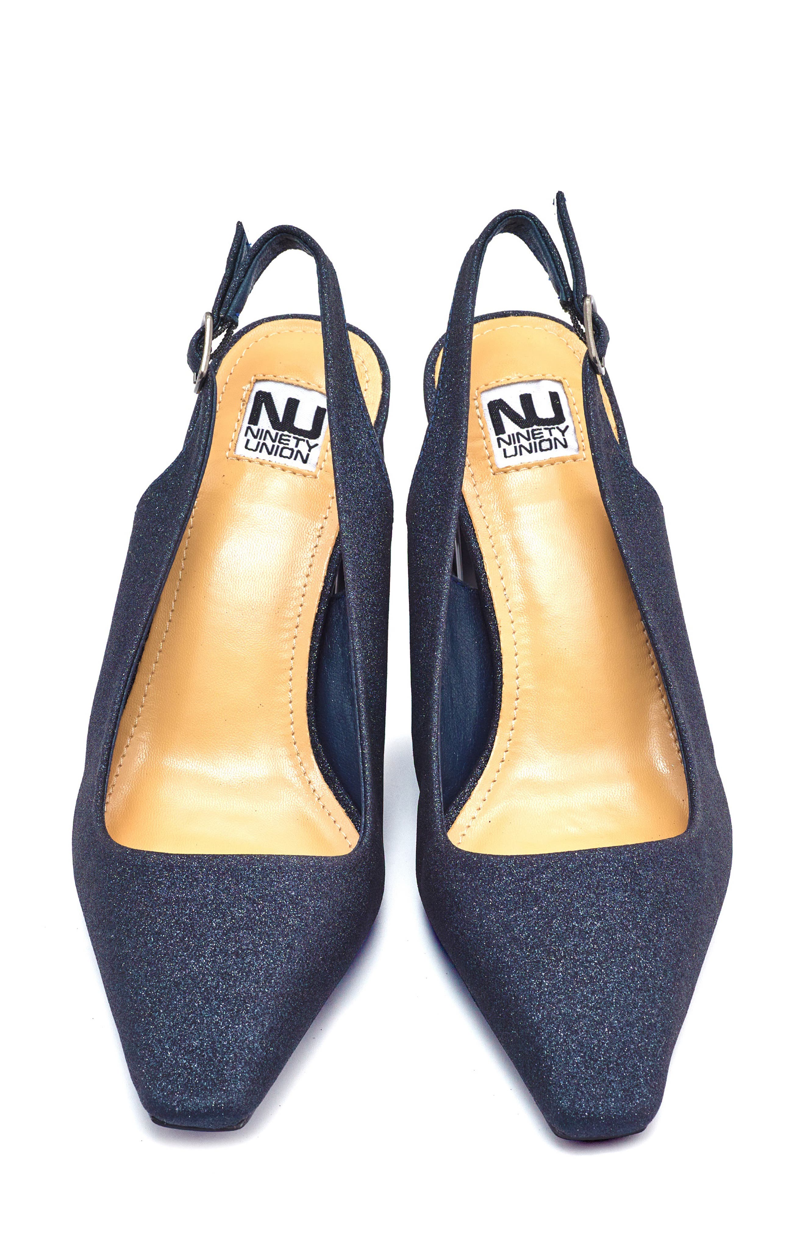 NINETY UNION Boca Slingback Pump, Alternate, color, Navy