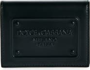 Dolce&Gabbana Logo Plaque Leather Card Holder