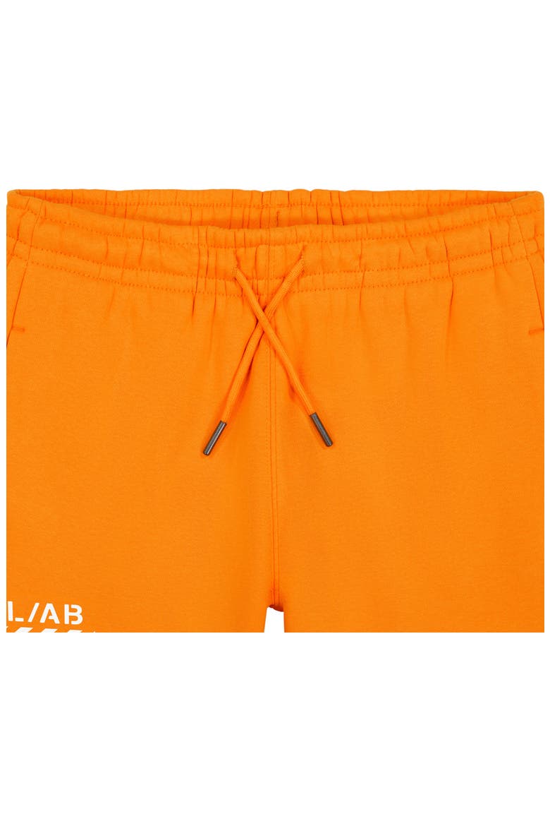 Kids' Logo Basic Fleece Shorts, Alternate, color, ORANGE TIGER