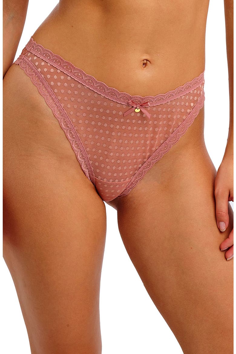 Spot Bikini Briefs, Main, color, ASH ROSE