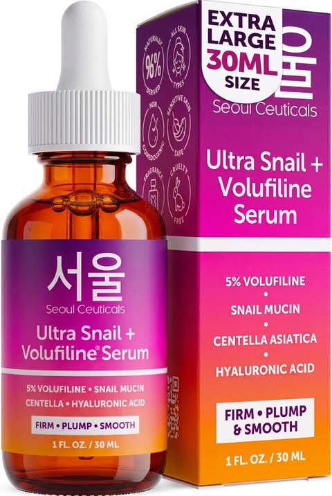 Korean Skincare Volufiline Snail Mucin Serum