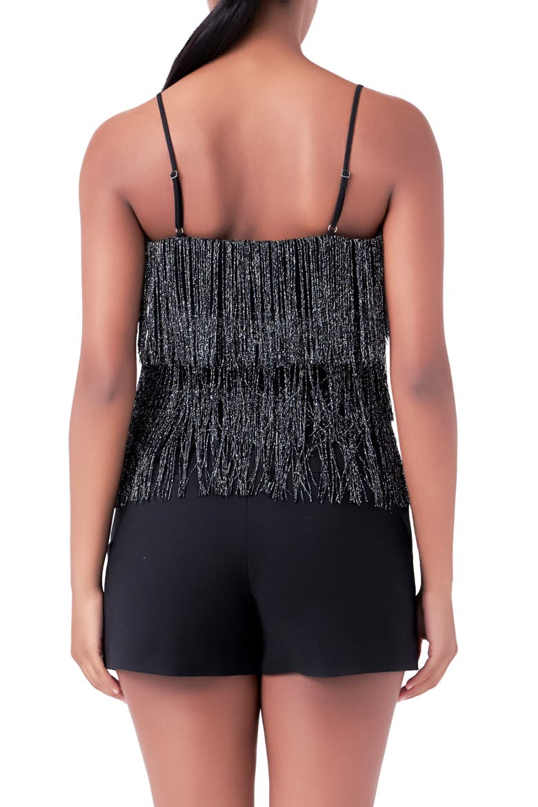 Beaded Fringe Top, Alternate, color, BLACK
