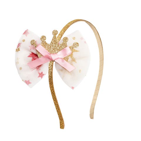 Princess Crown Tulle Bow Headband (Toddler & Little Kid)