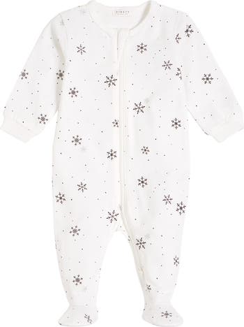 Firsts by Petit Lem Off White Woven Sleeper with Chicks main image 0