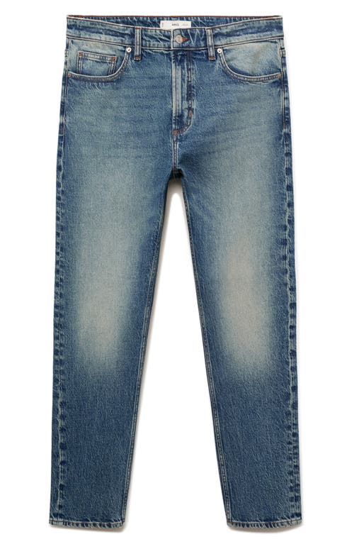 Mango Ben Tapered Jeans In Blue