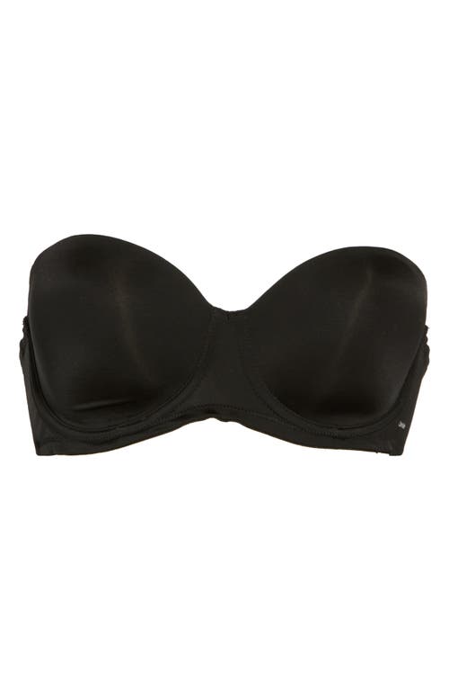 Shop Calvin Klein Pure Micro Strapless Bra In Ub1 Black