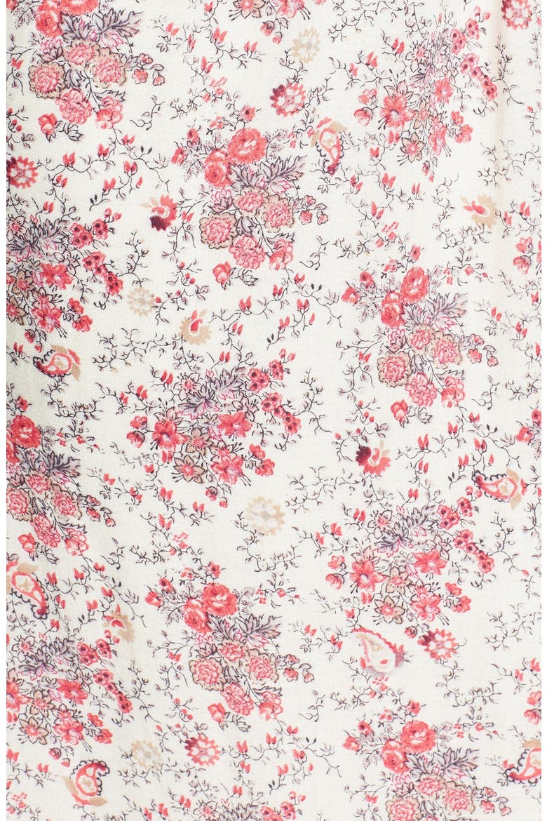 Floral Print Halter Midi Dress, Alternate, color, GARDEN PRINT