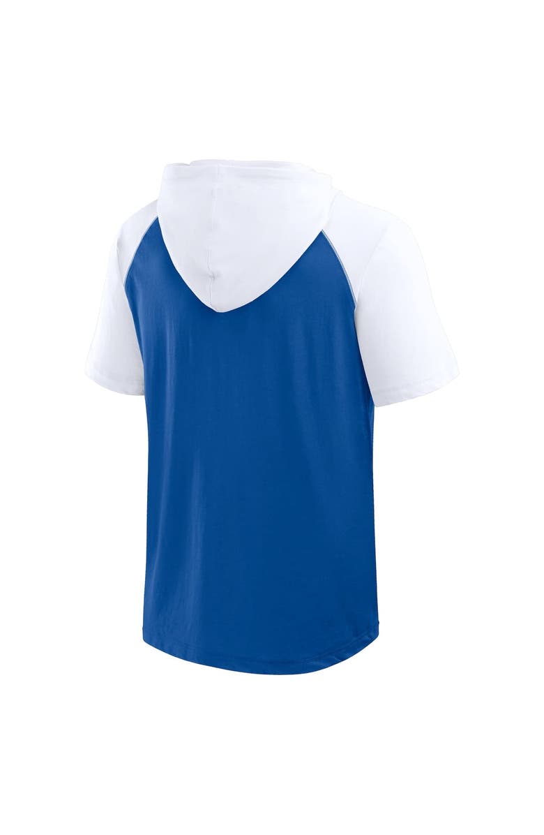 PROFILE Men's Profile Royal Los Angeles Dodgers Big & Tall Short Sleeve Pullover Hoodie, Alternate, color,