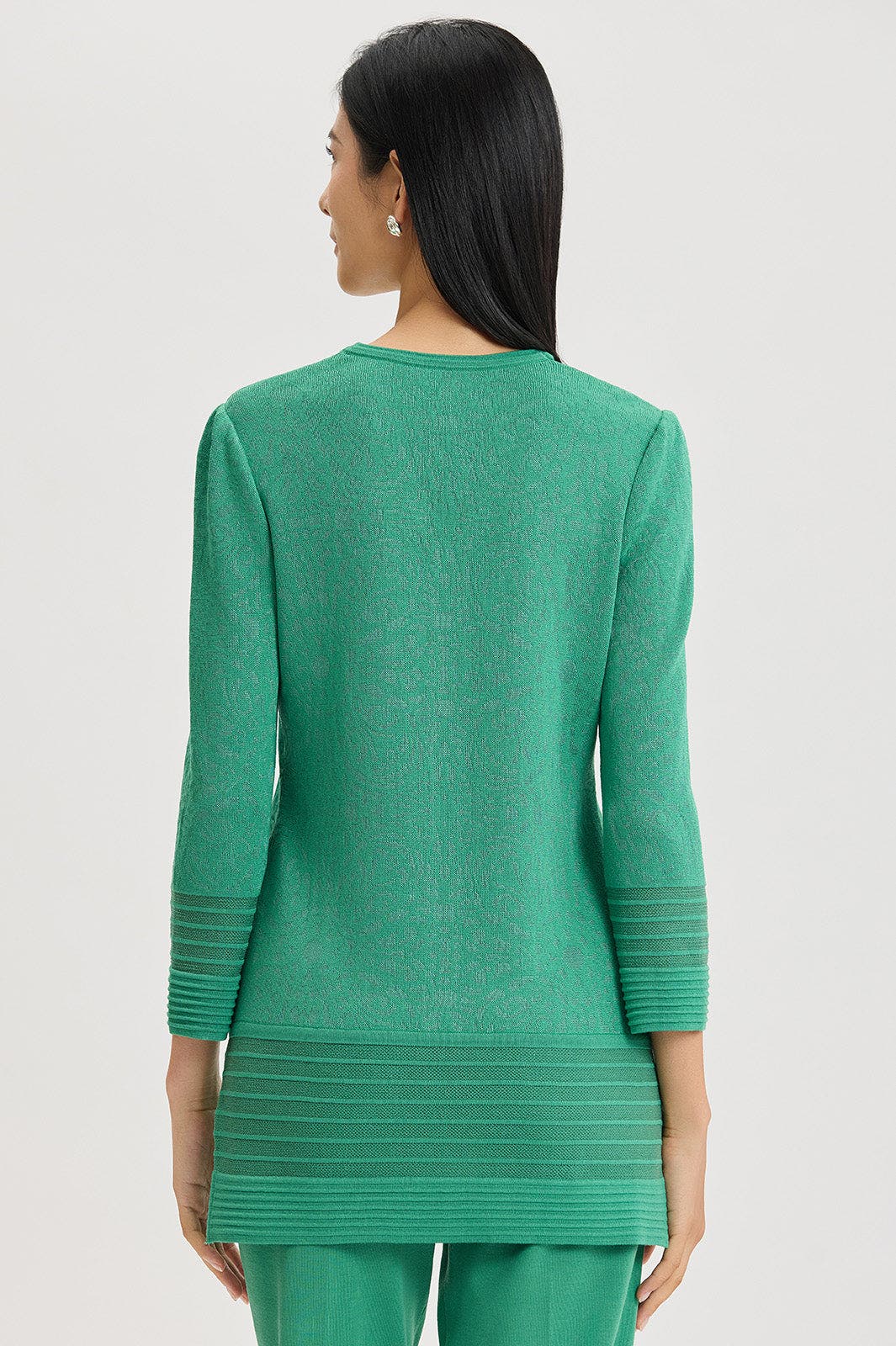 Classic Burnout Medallion Soft Knit Tunic - image 2