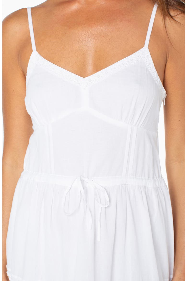 Azalea Cotton Midi Sundress, Alternate, color, CLOUD DANCER