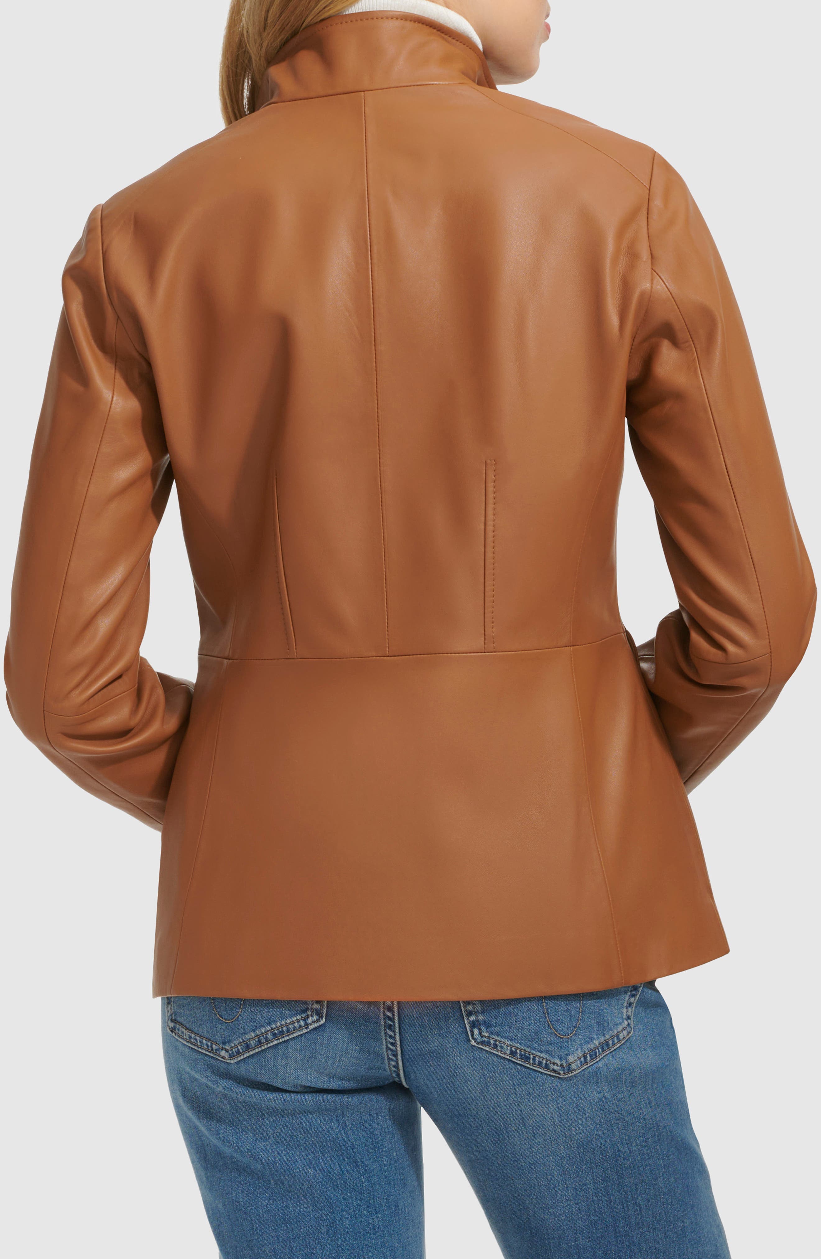 Wing Collar Leather Jacket - image 4