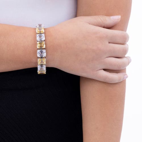 Shop Anna Zuckerman Signature 100 Carat Statement Bracelet In Canary Yellow