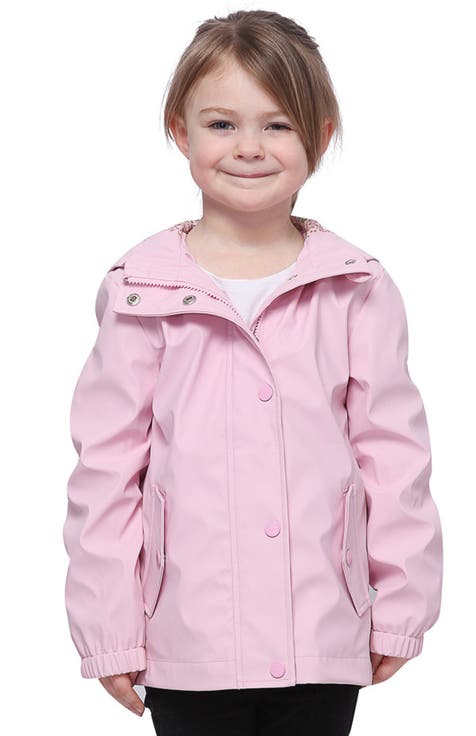 Kids' Waterproof Rain Coat Rubberized Jacket (Little Kid & Big Kid)