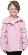 Rokka&Rolla Kids' Waterproof Rain Coat Rubberized Jacket