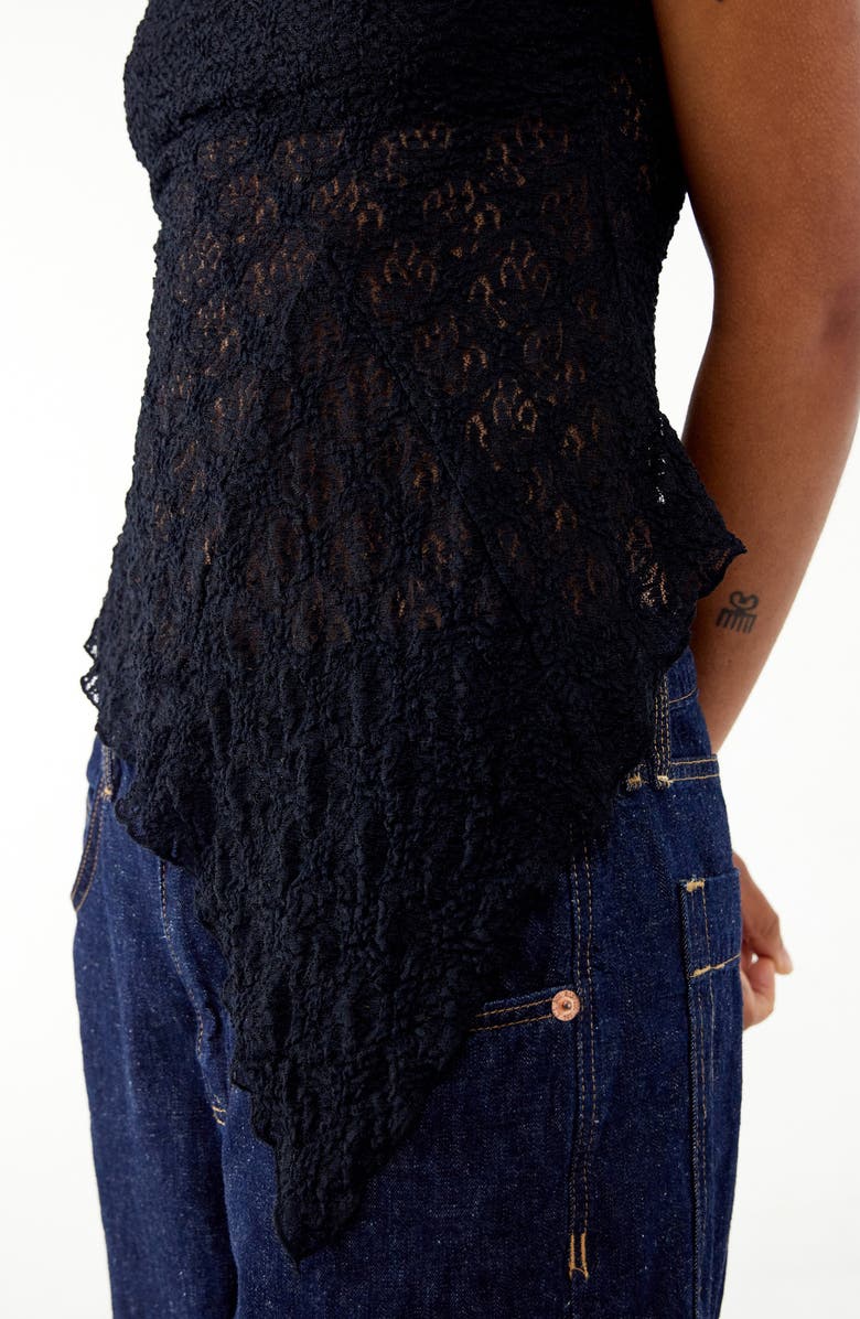 BDG Urban Outfitters Lace Y2K Bandeau Top, Alternate, color,