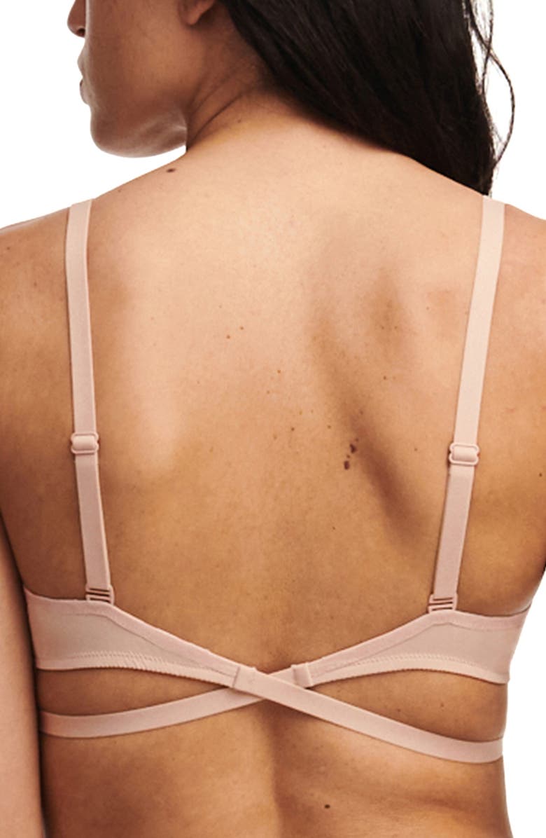 Chantelle Lingerie Multifit Plunge Underwire T-Shirt Bra, Alternate, color, Beige Blush