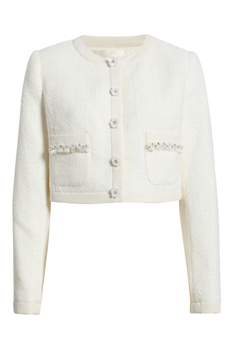 Alphie Cropped Jacket, Main, color, IVORY MIST