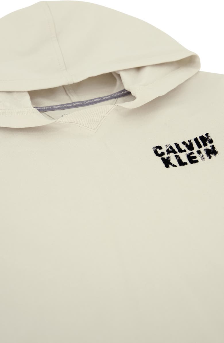 Calvin Klein Kids' Short Sleeve Hoodie & Joggers Set, Alternate, color, White