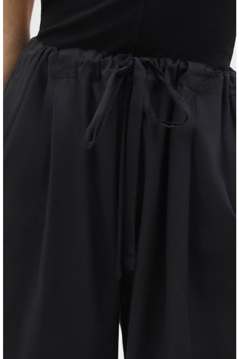 Voile Drawcord Pant, Alternate, color, Black