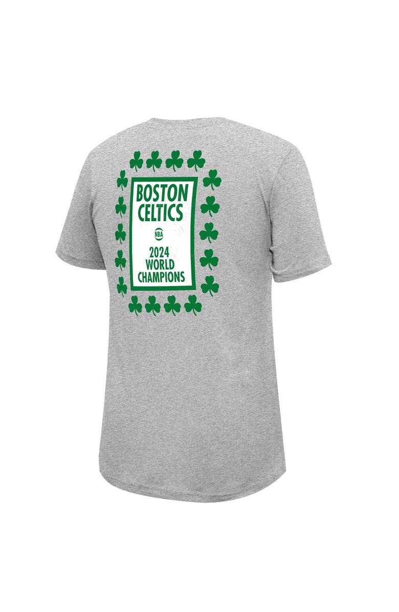 Stadium Essentials Men's Stadium Essentials Heather Gray Boston Celtics 18-Time NBA Finals Champions Banner 18 Forever T-Shirt, Alternate, color, 