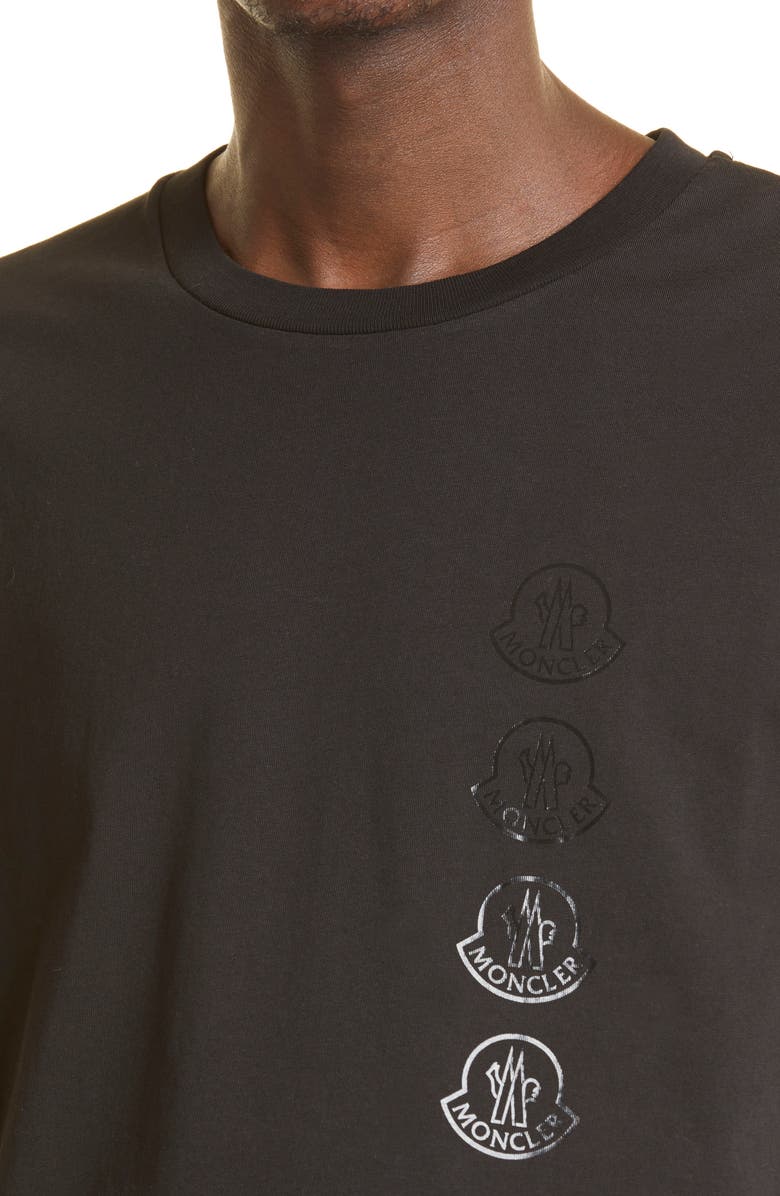 Moncler Men's Degradé Logo Graphic Tee, Alternate, color, 