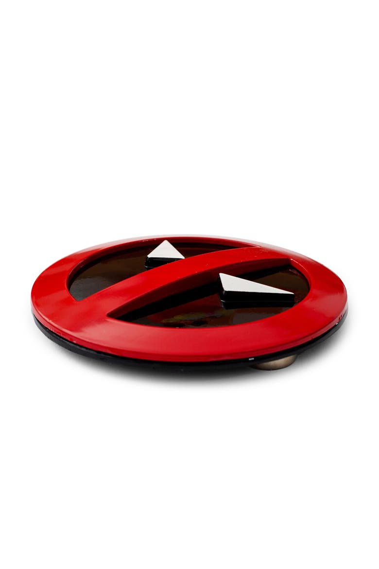 Marvel Studios Deadpool & Wolverine Belt Icon Magnetic Pin | SDCC 2024 Exclusive, Alternate, color, Red/Black