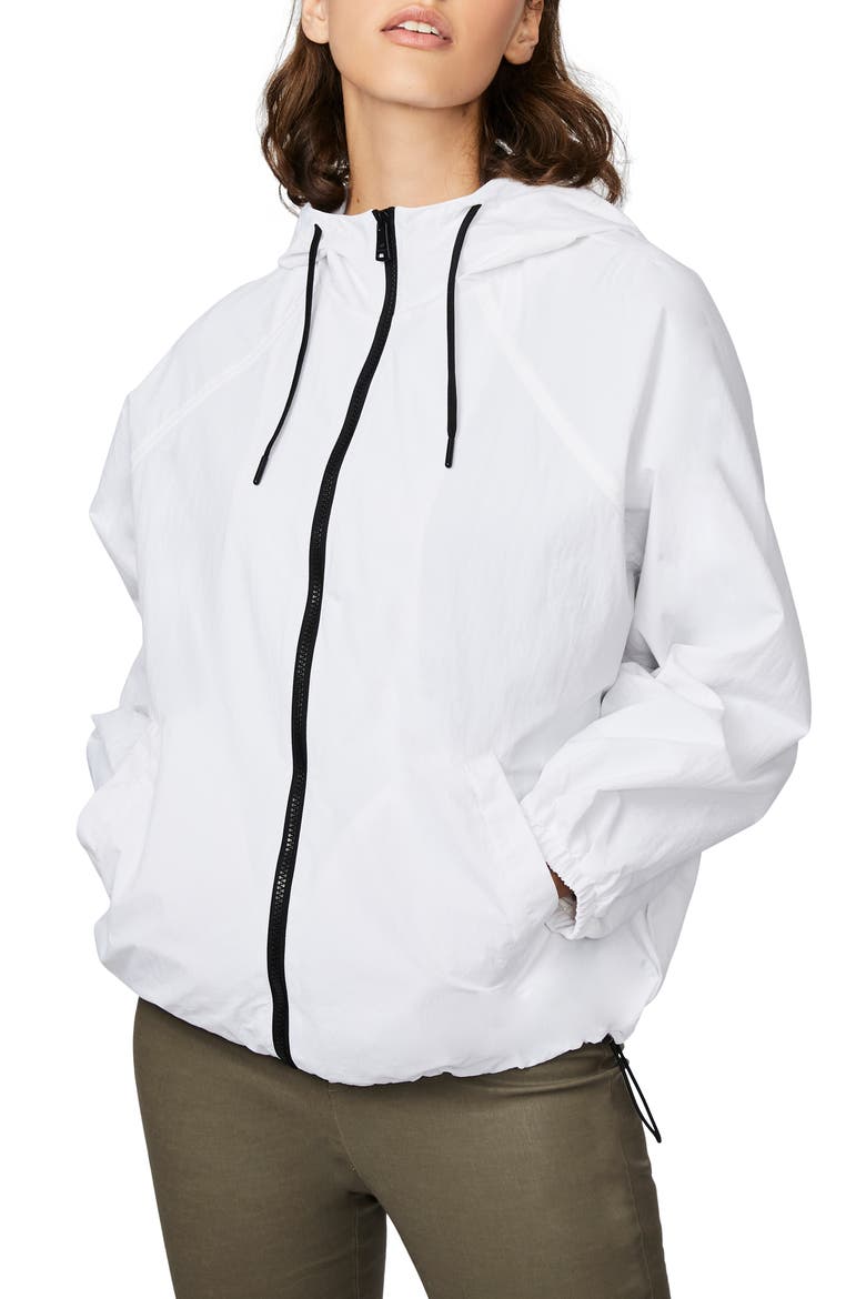 Recycled Nylon Hooded Jacket, Main, color, WHITE