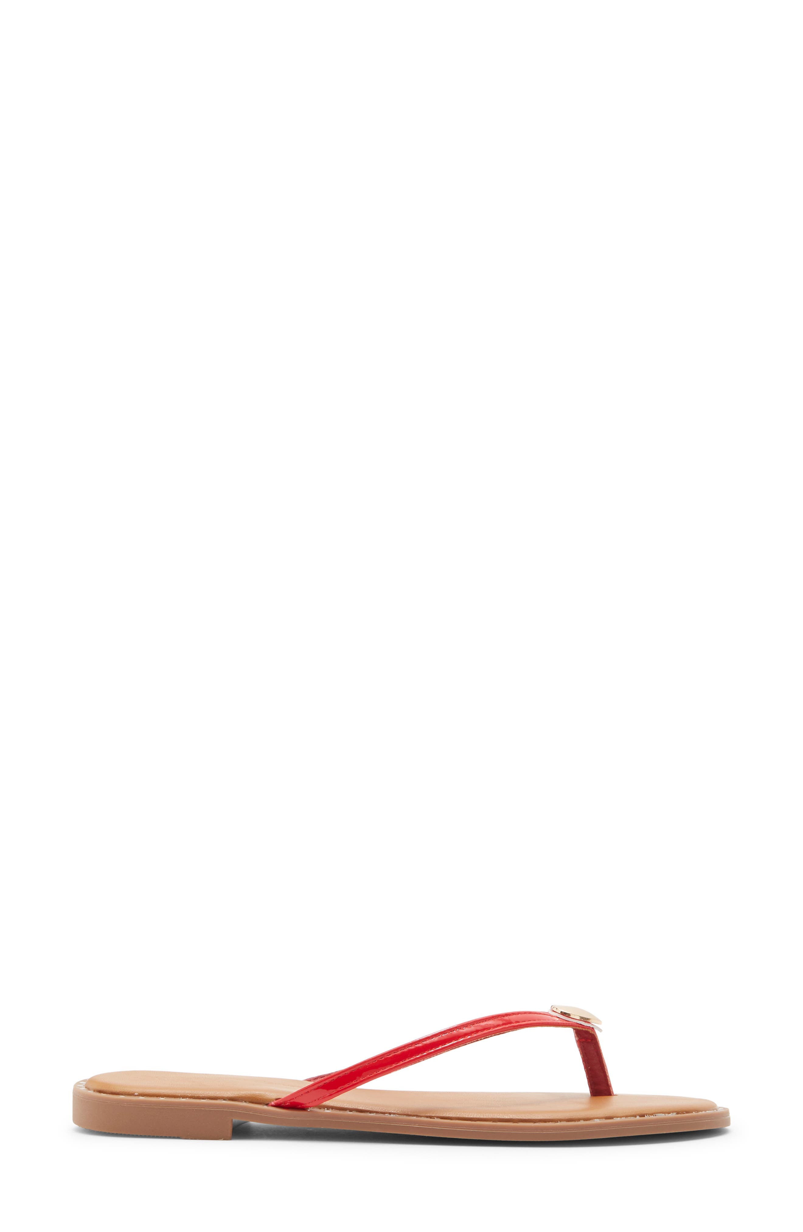 Rici Flip Flop, Alternate, color, RED