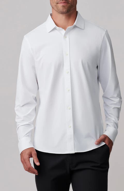 Commuter Slim Fit Performance Button-Up Shirt