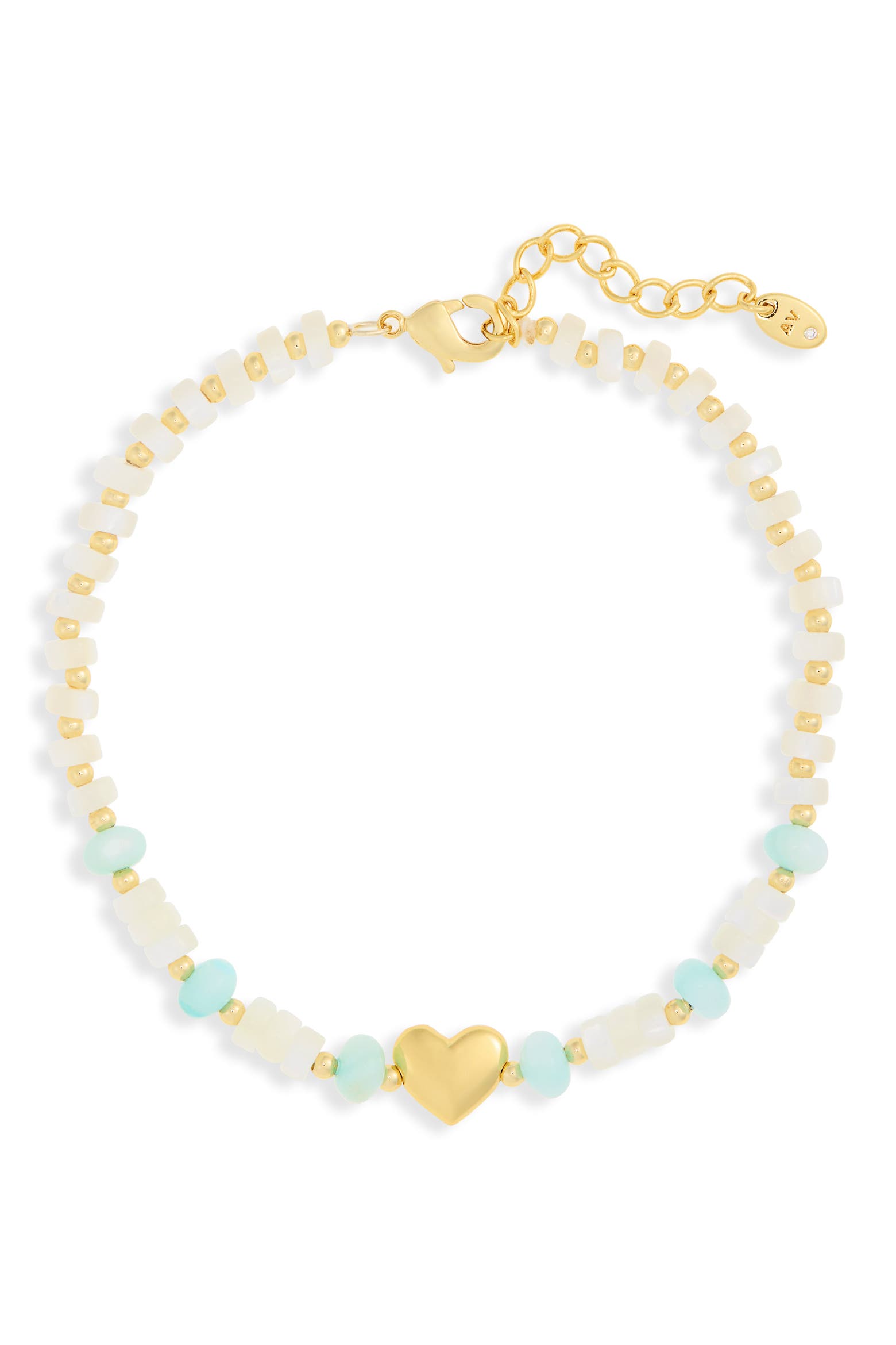 ARGENTO VIVO Beaded Heart Bracelet (Women) | Nordstromrack