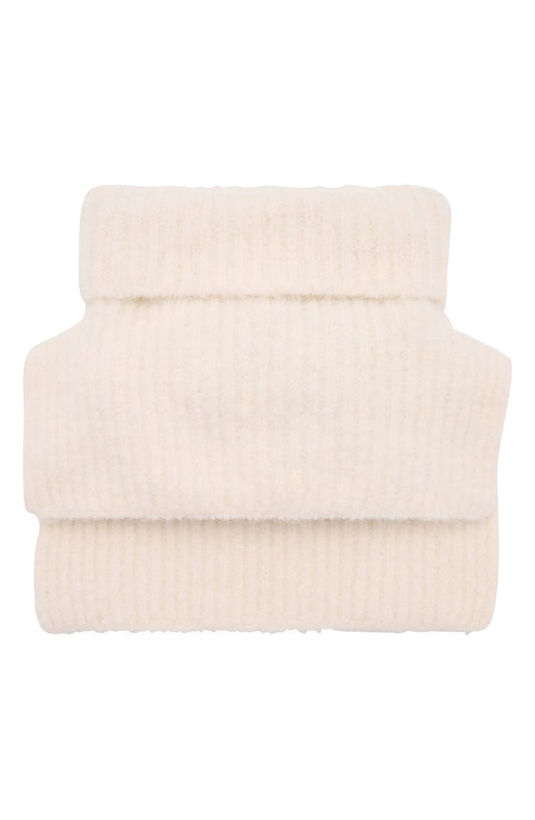MANGO Rib Turtleneck Snood, Main, color, 